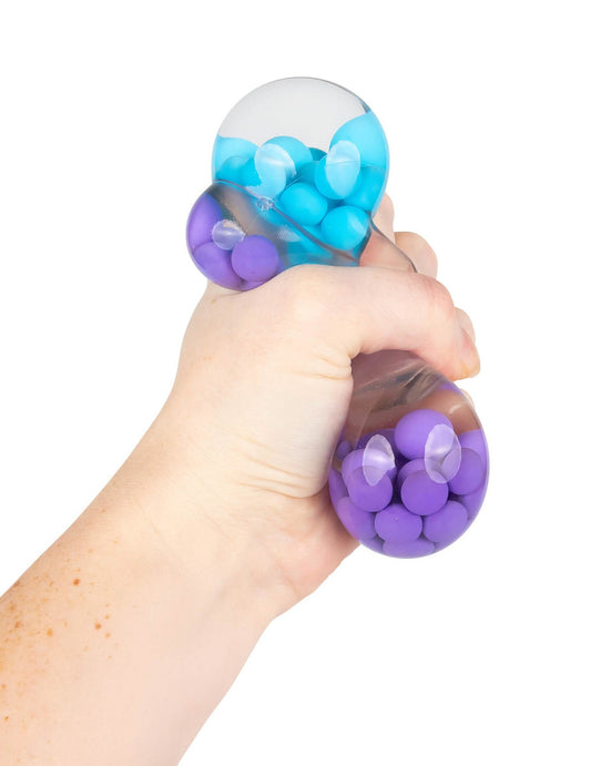 Démonstration de pression de la balle anti-stress Scrunchems ASMR