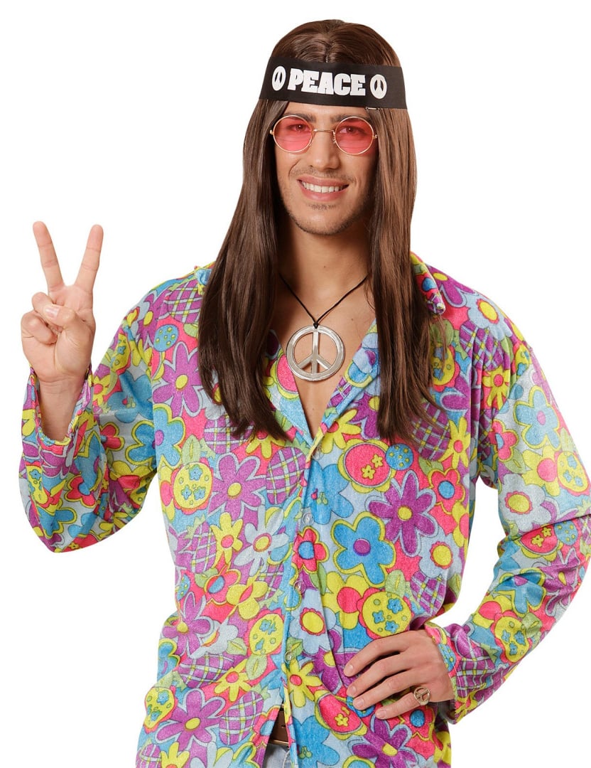 Détail des accessoires portés du set d'accessoires hippie