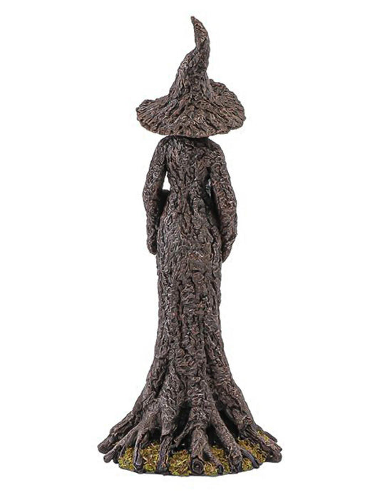 Decoratief harsbeeld van een bosheks 17 x 12,5 x 40,5 cm