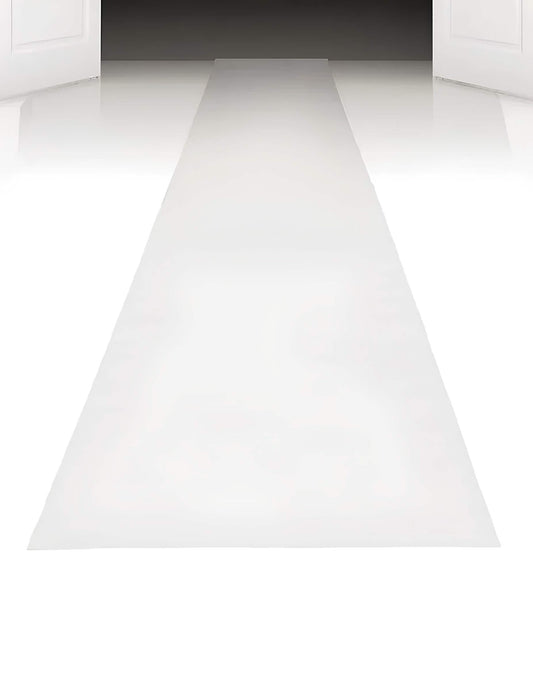 Vue en perspective du tapis de cérémonie pour fête