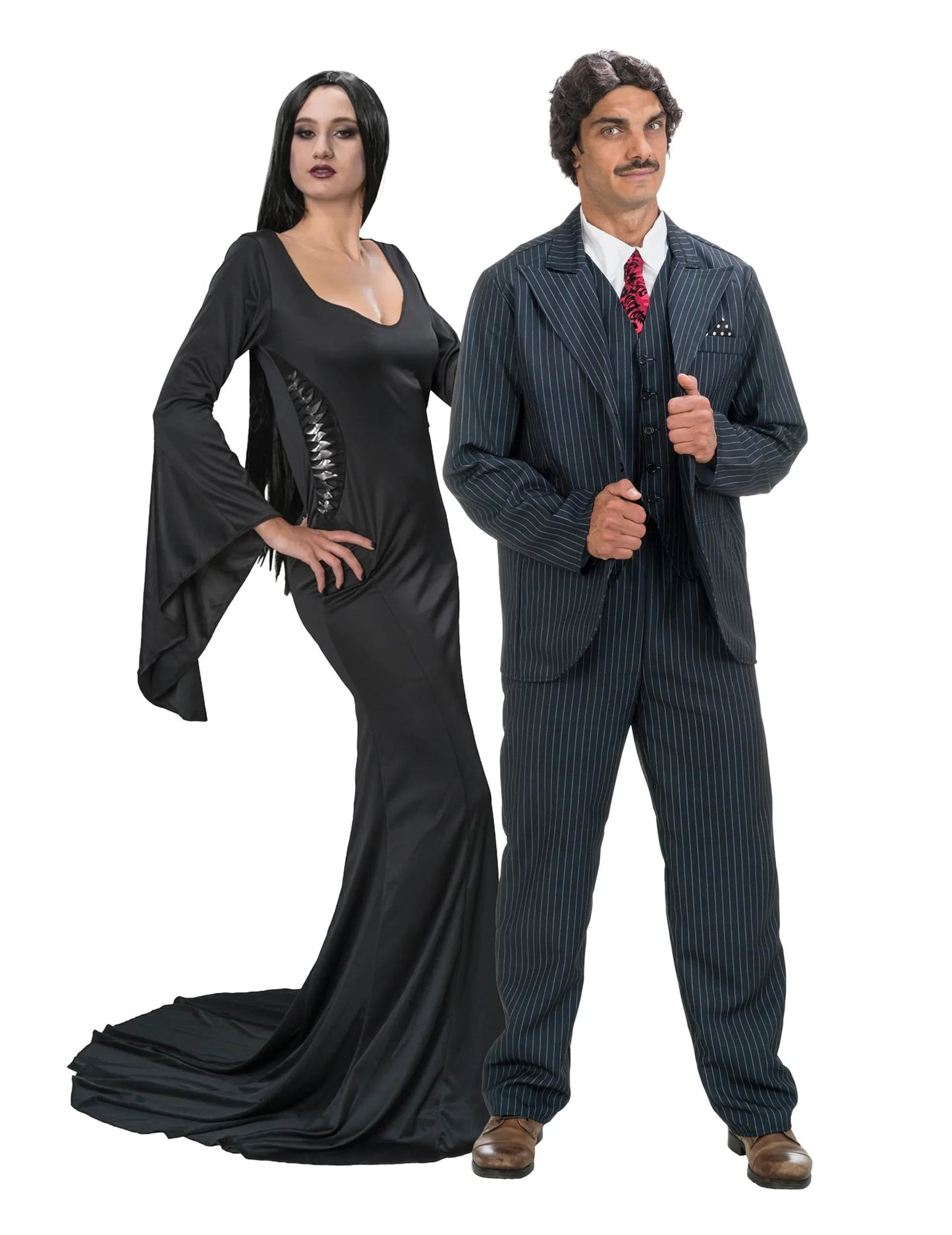 Gomez en Morticia Addams™ Wednesday-koppelkostuum voor volwassenen