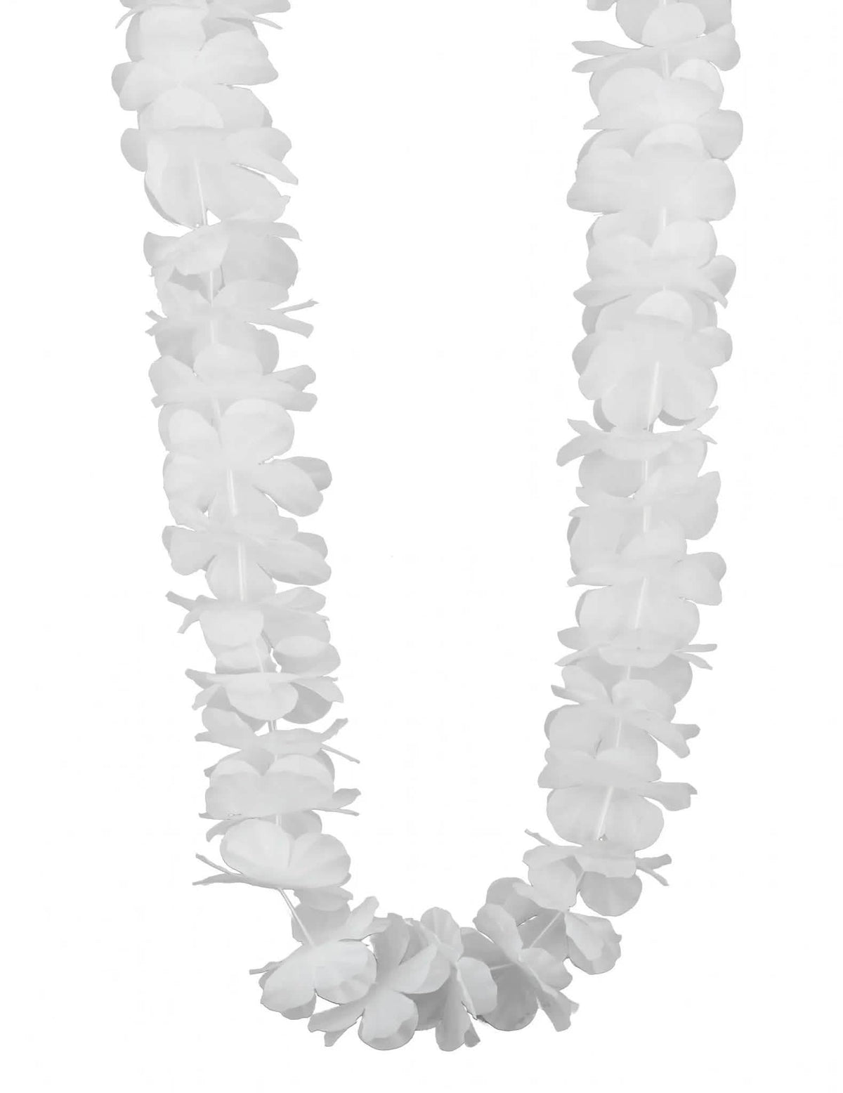 12 Colliers hawaï blanc