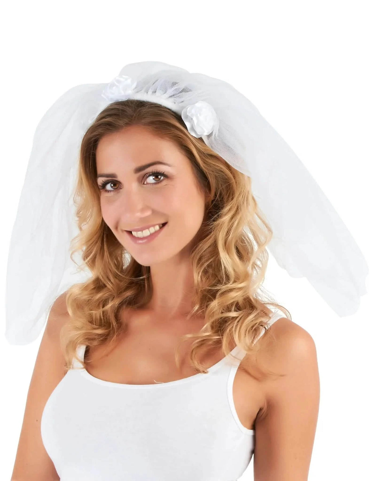 Accessoireset sjerp en bruidssluier voor dames