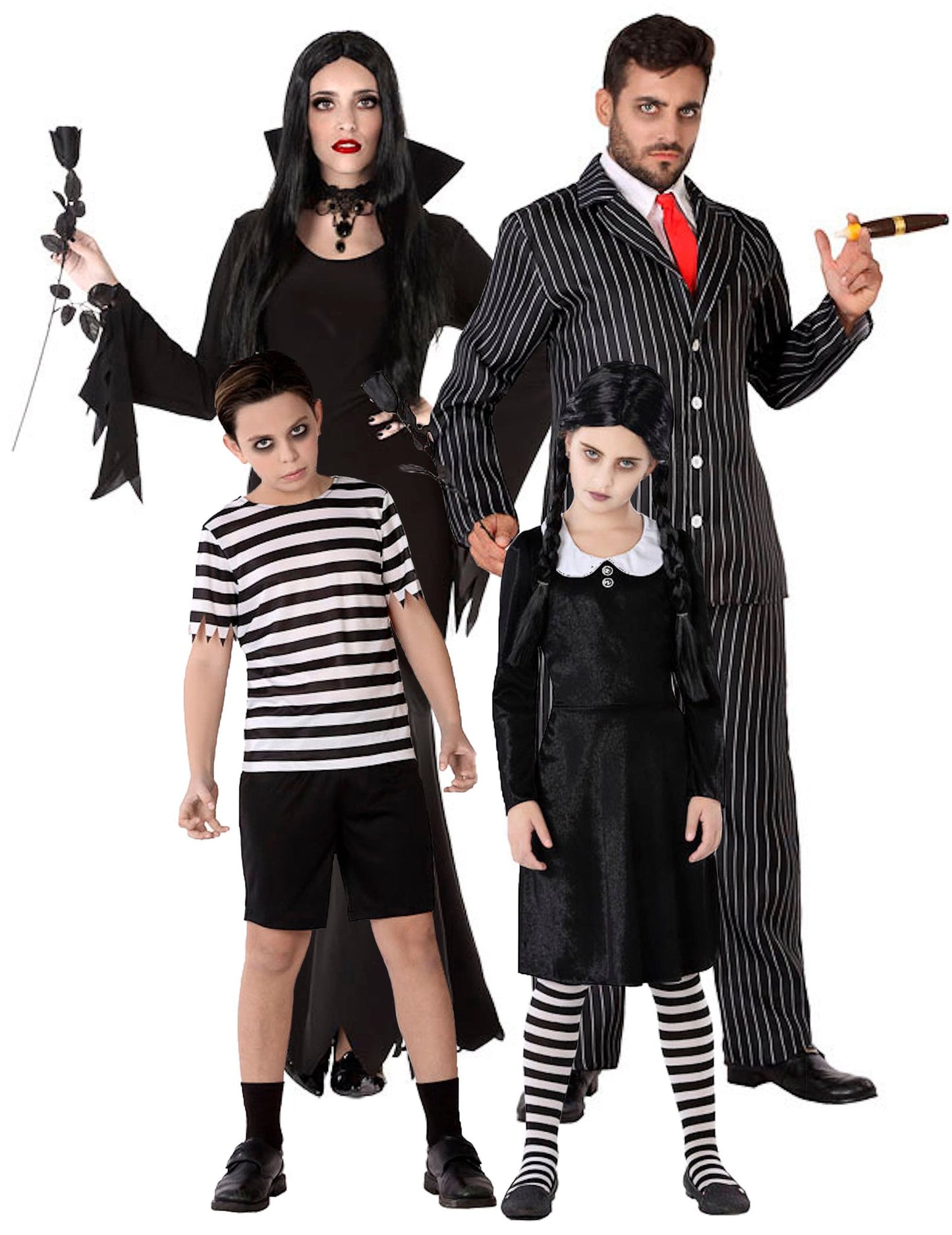 Gotisch familie Halloweenkostuum