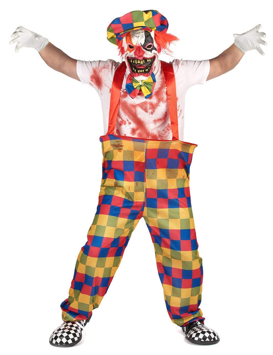 Angstaanjagende clown kostuum pack voor volwassenen