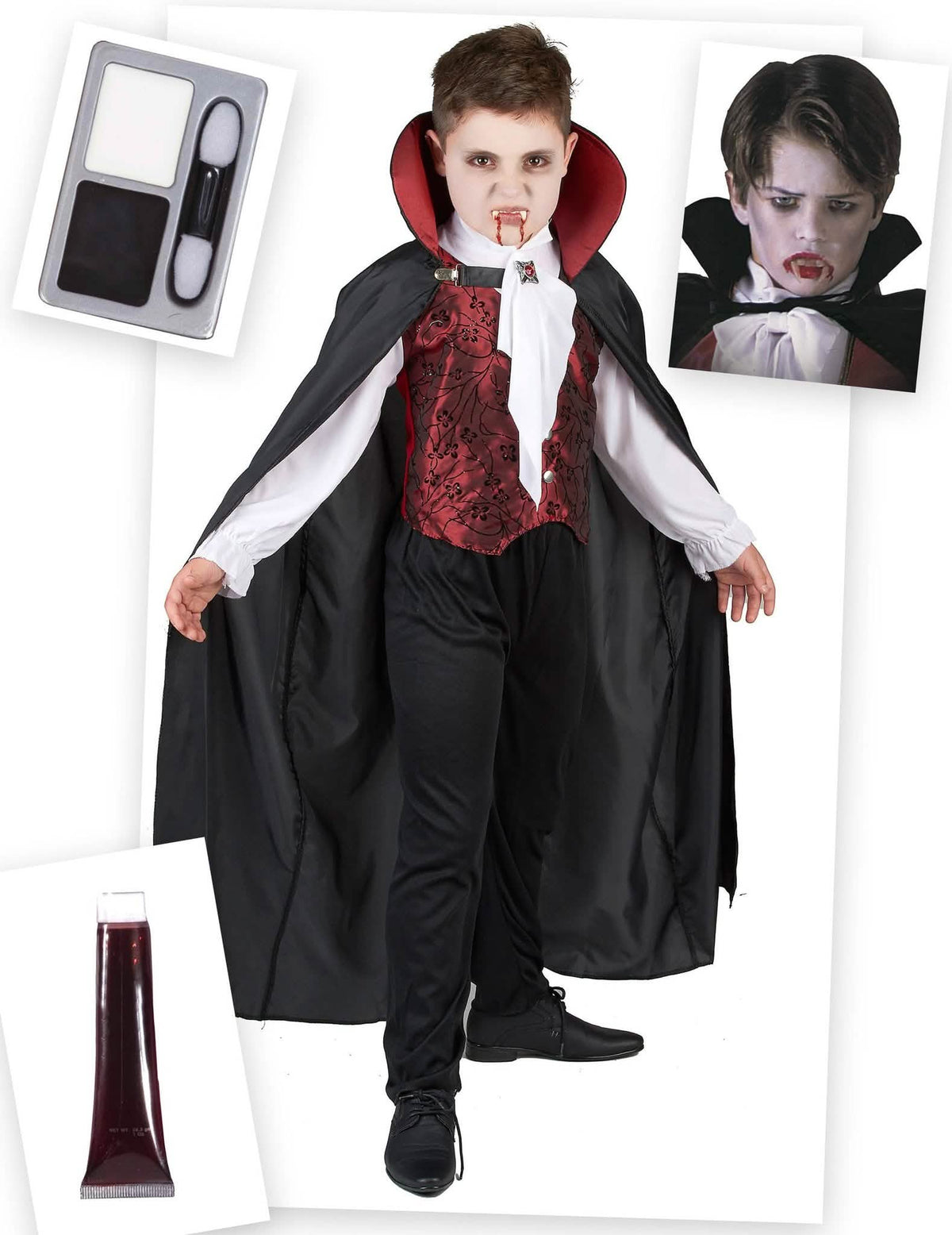 Halloween vampierkostuum pakket voor jongens