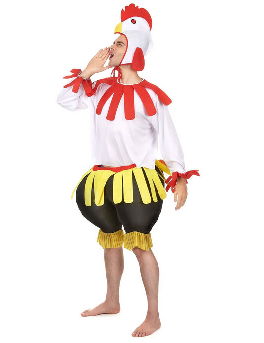 Familiekostuum haan, kip en kuiken