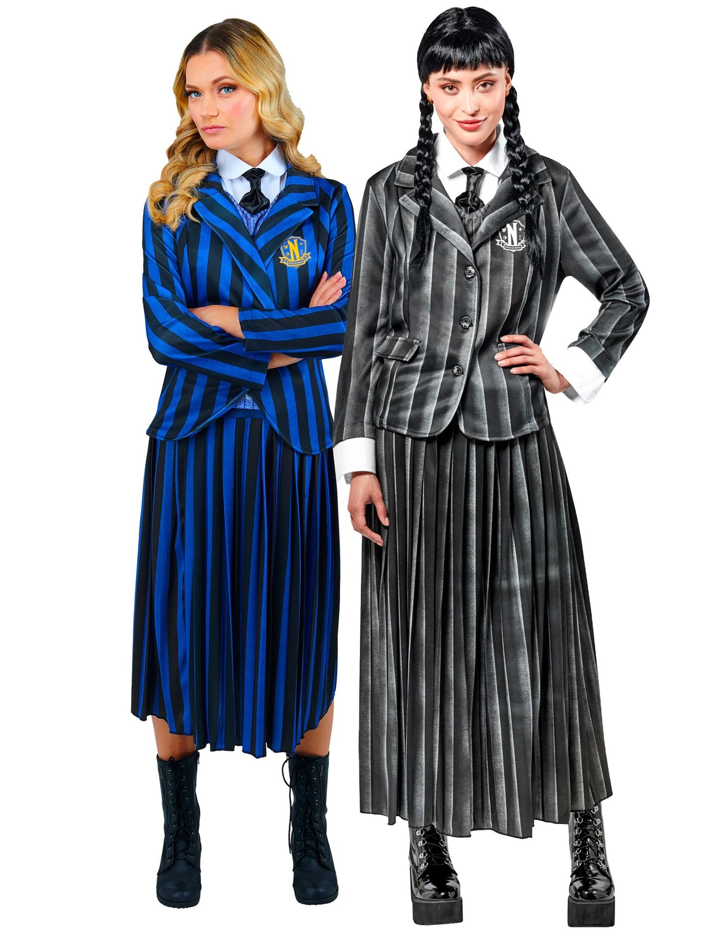 Koppel kostuum Wednesday Addams™ schooluniform
