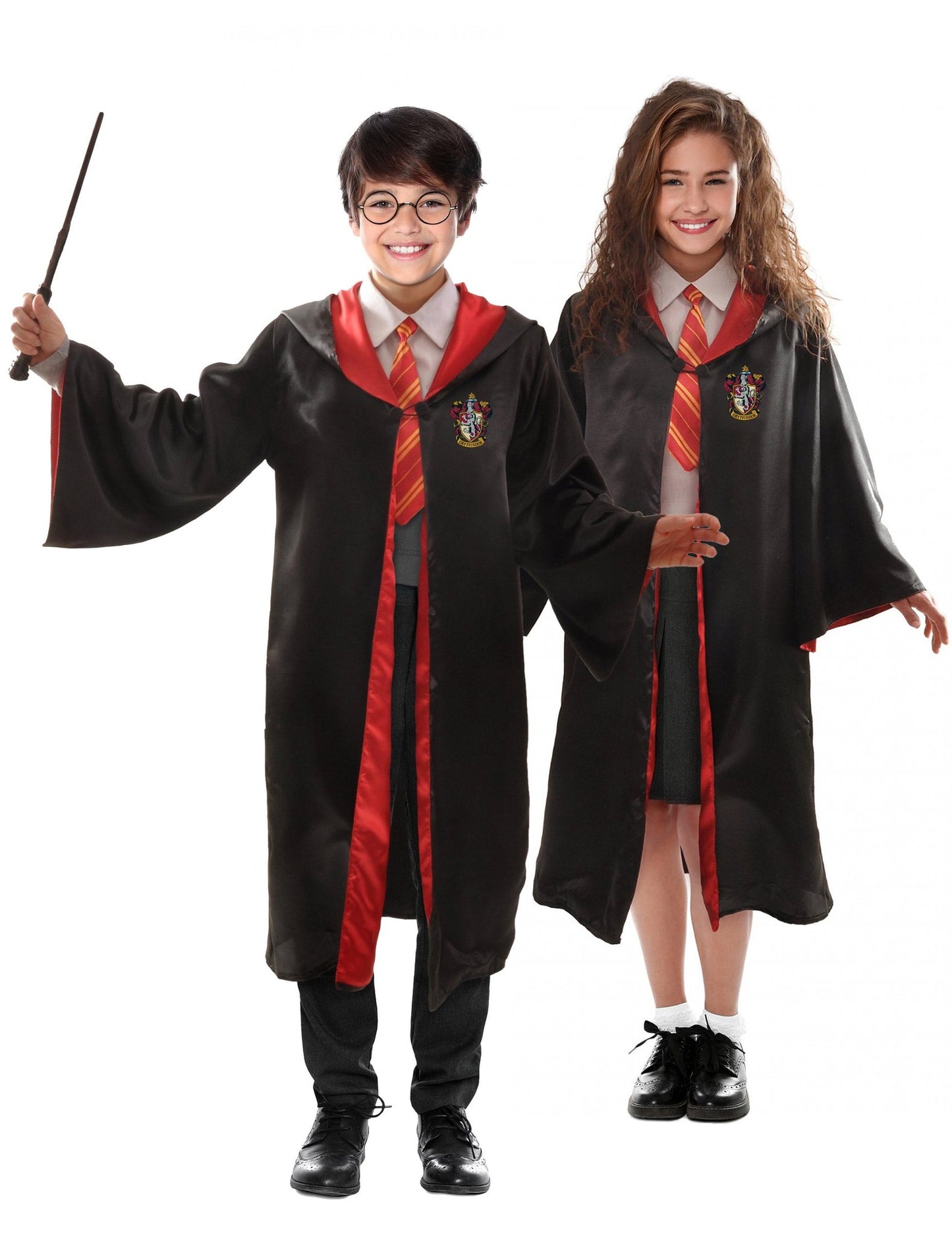 Harry Potter™ en Hermelien™ duokostuum met kinderaccessoires