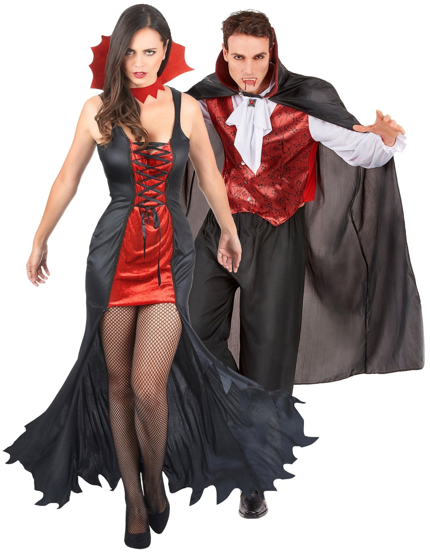 Halloween-vampierkoppelkostuum voor volwassenen