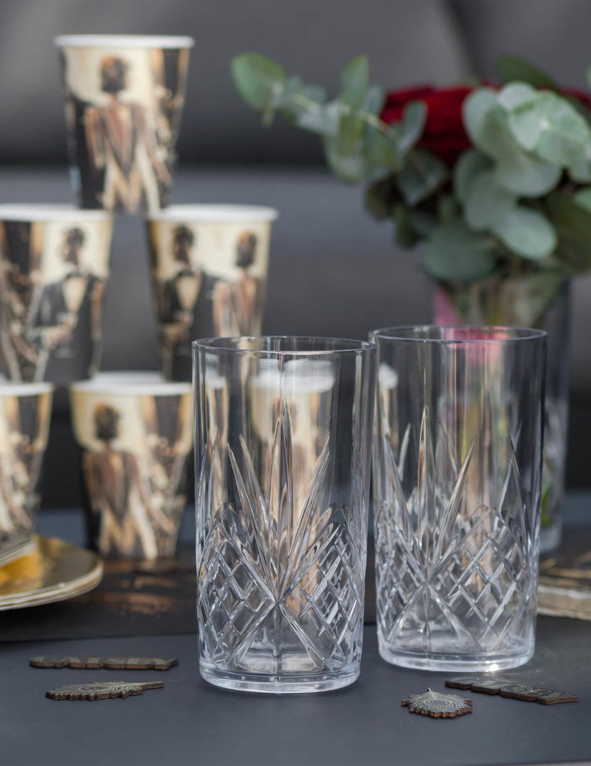 Transparant plastic glas 60 cl