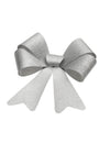 Nœud à paillettes pour décoration argent