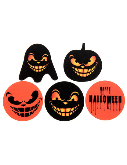 10 décorations à parsemer Ghost en bois noir 5 cm