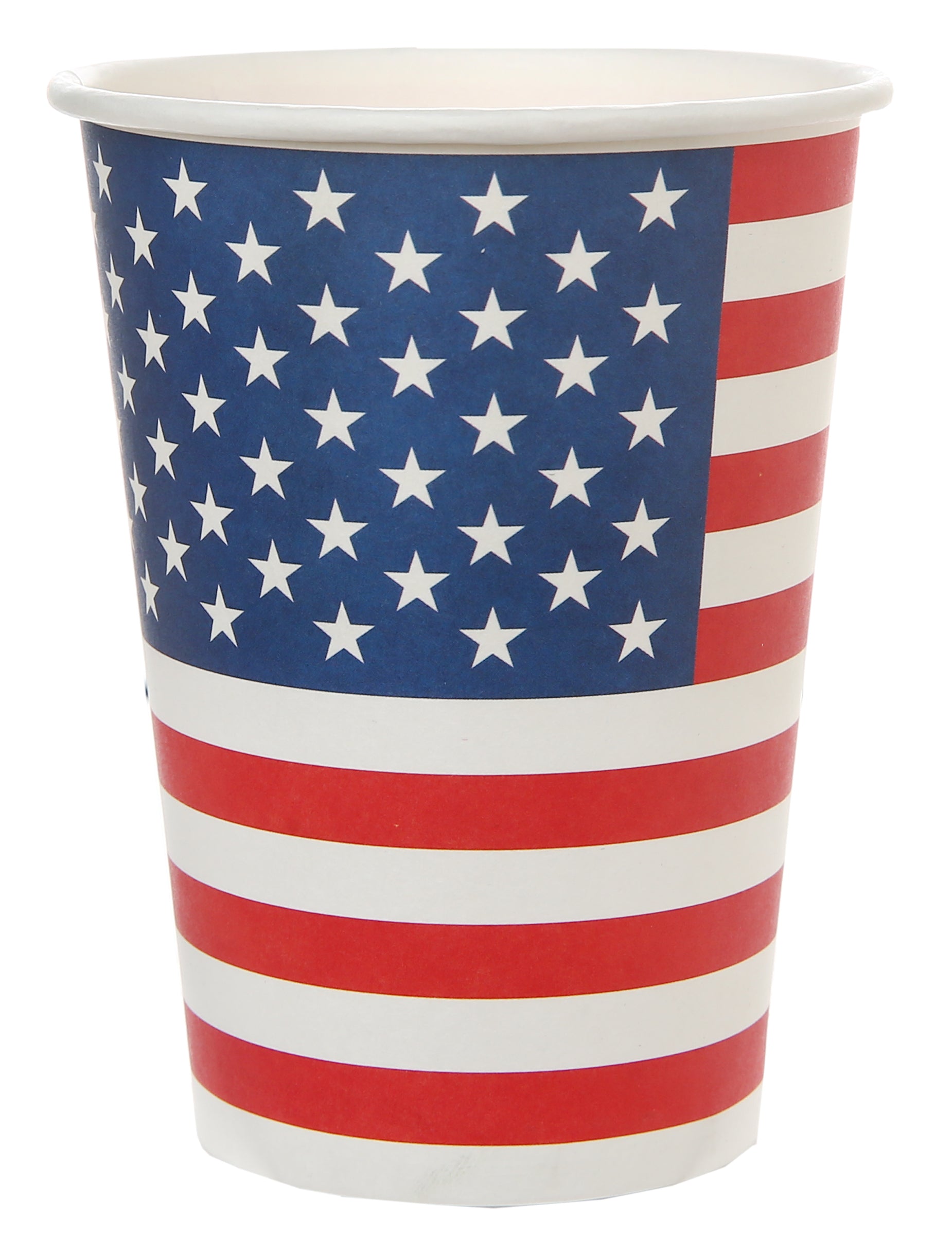 Gobelets en carton amérique drapeau américain pour fête bleu blanc et rouge