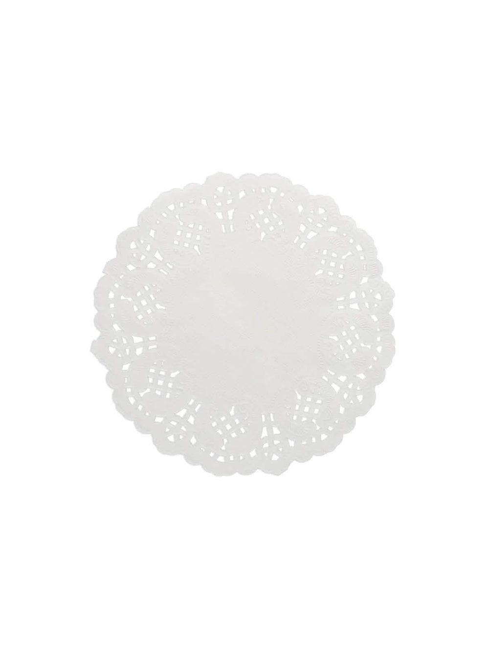 Petits napperons en papier dentelle blanc