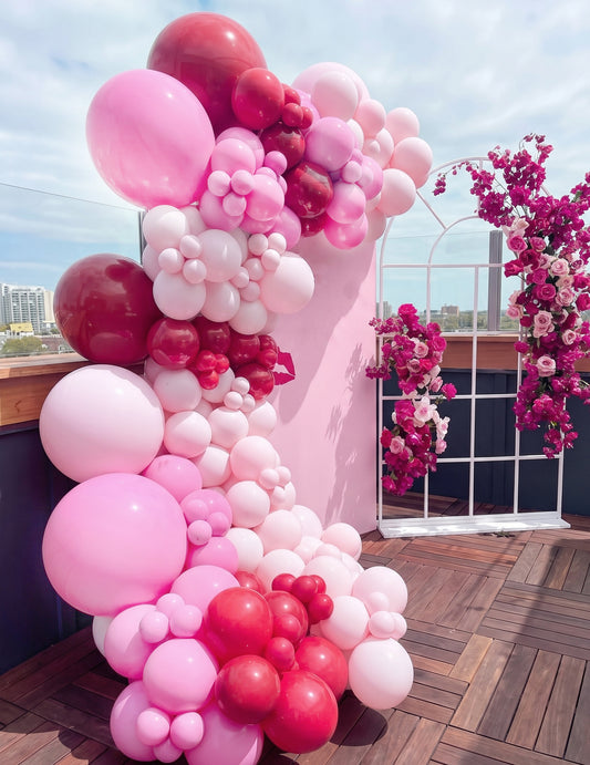 100 Mini ballons latex rose clair 13cm