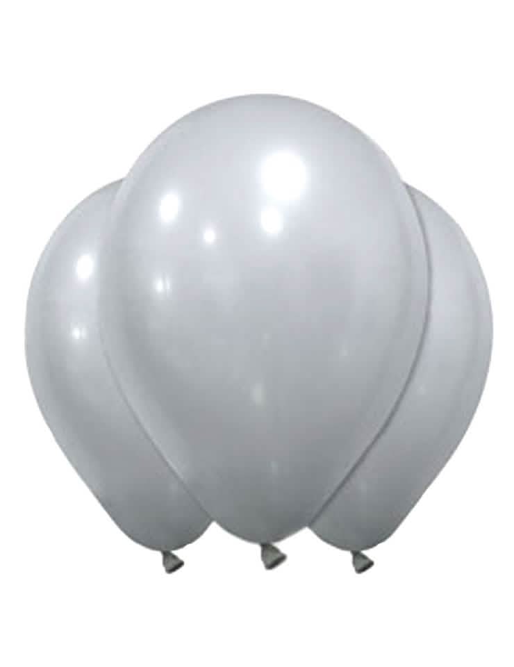 ballonnen in latex voor feest grijs