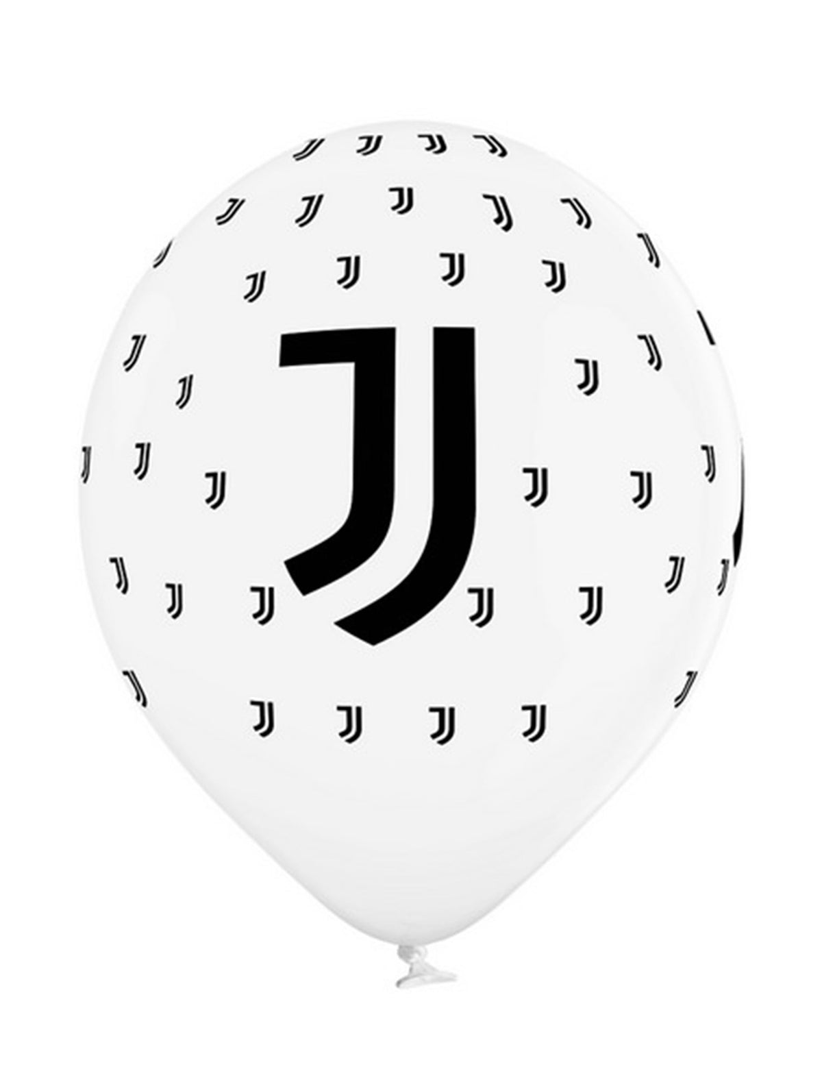 Vue de face du ballon en latex Juventus pour fête