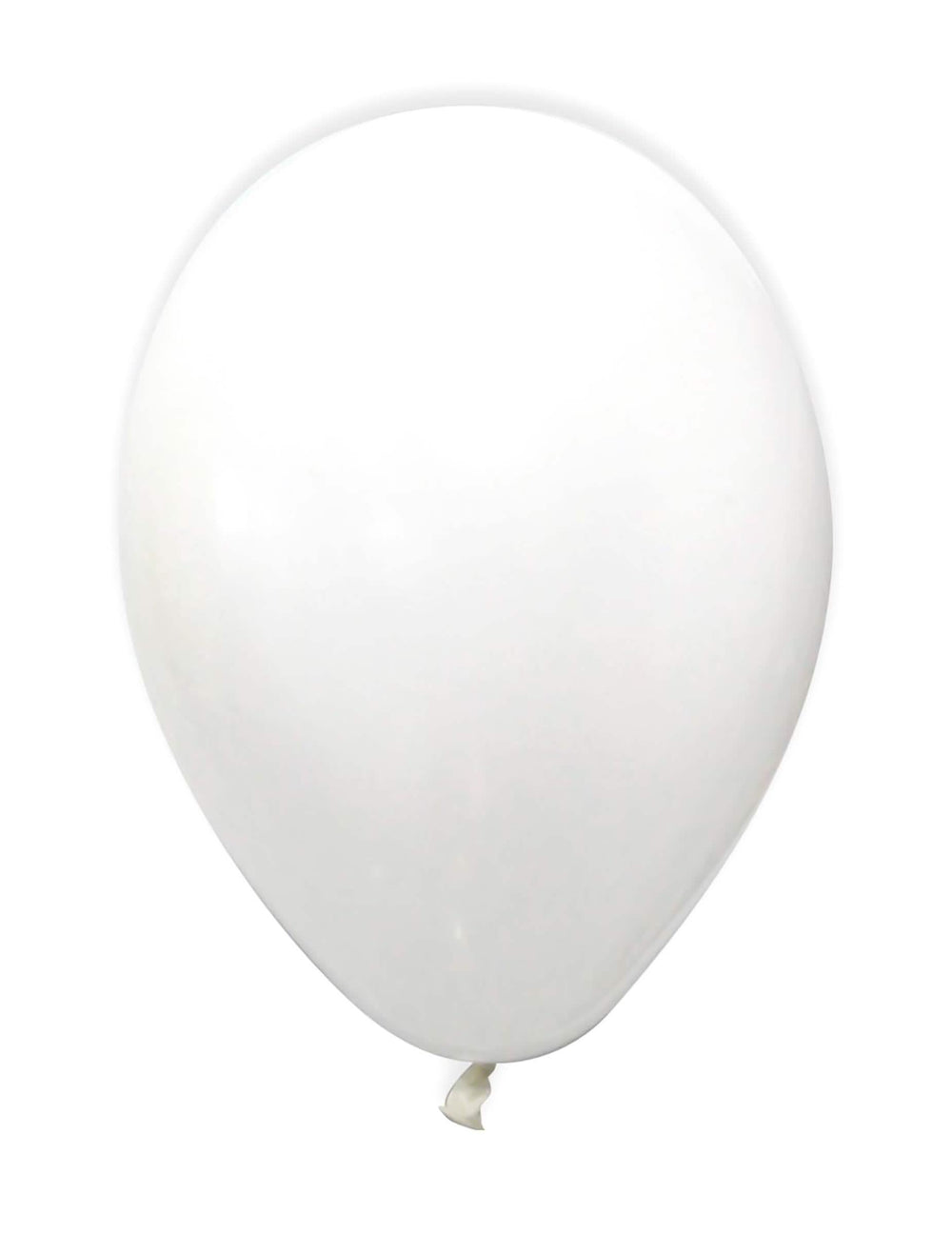 Ballons métallisés pour fête blancs
