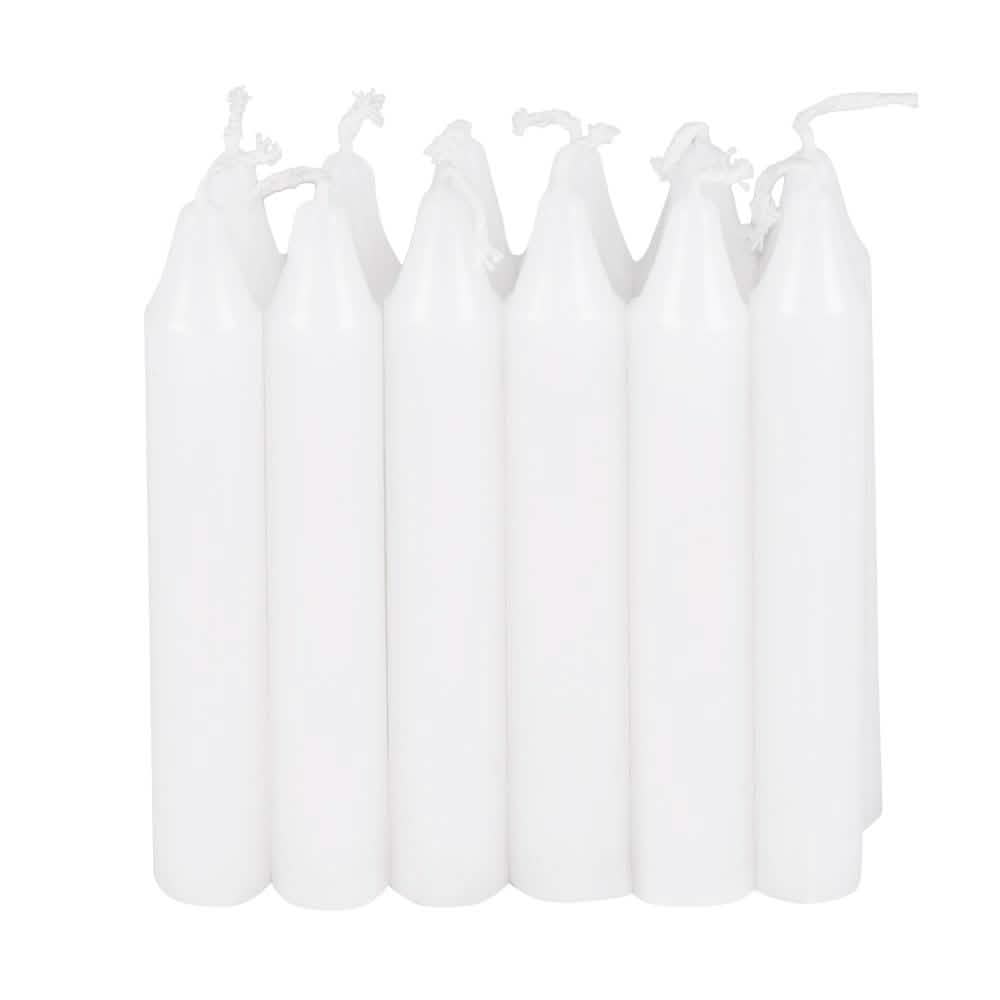 Gros plan du lot de 12 bougies pour lampions