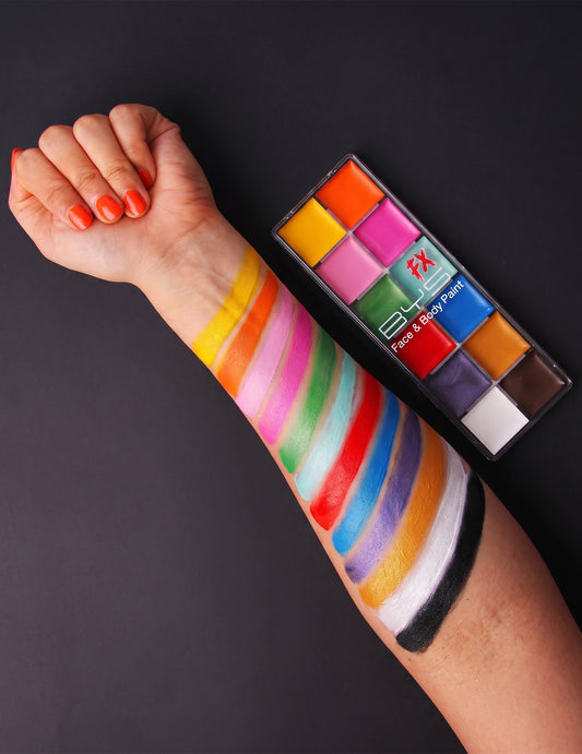 12 Fards crème multicolores