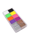 12 Neon- en glittercrème schminks