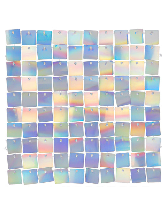 12 Panneaux de toile de fond irisé 30 x 30 cm