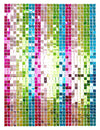 12 Achtergrondpanelen multicolor 30 x 30 cm