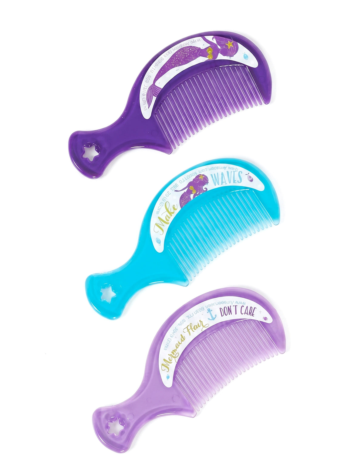 12 petits cadeaux peignes rêves de sirène colorés