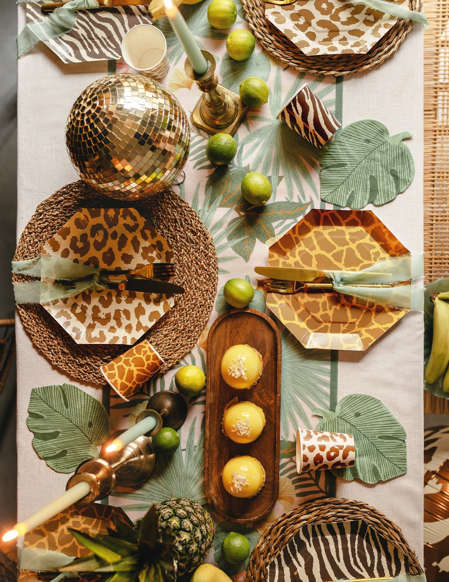 12 Papieren servetten monstera blad groen 29,1 x 36 cm