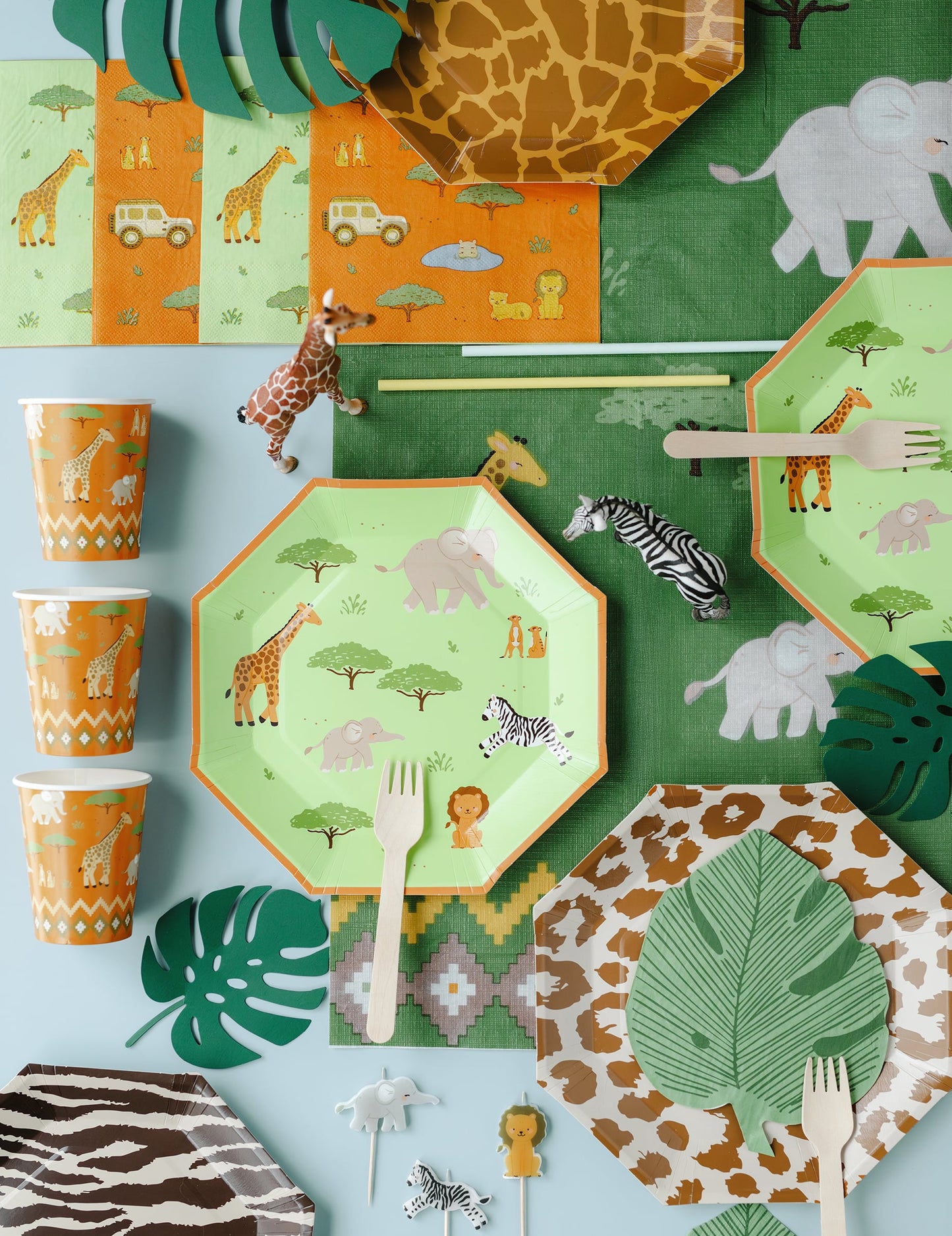 12 Papieren servetten monstera blad groen 29,1 x 36 cm