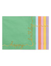 12 Papieren servetten Happy Birthday pastel en goud 33 × 33 cm