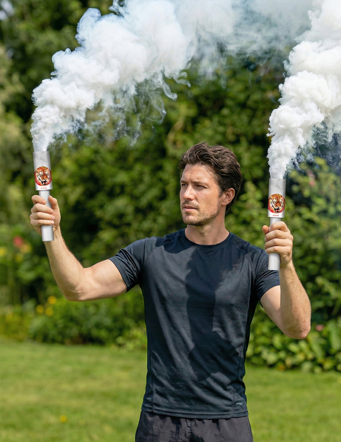 Fumigènes à main 45 secondes pour adulte blancs