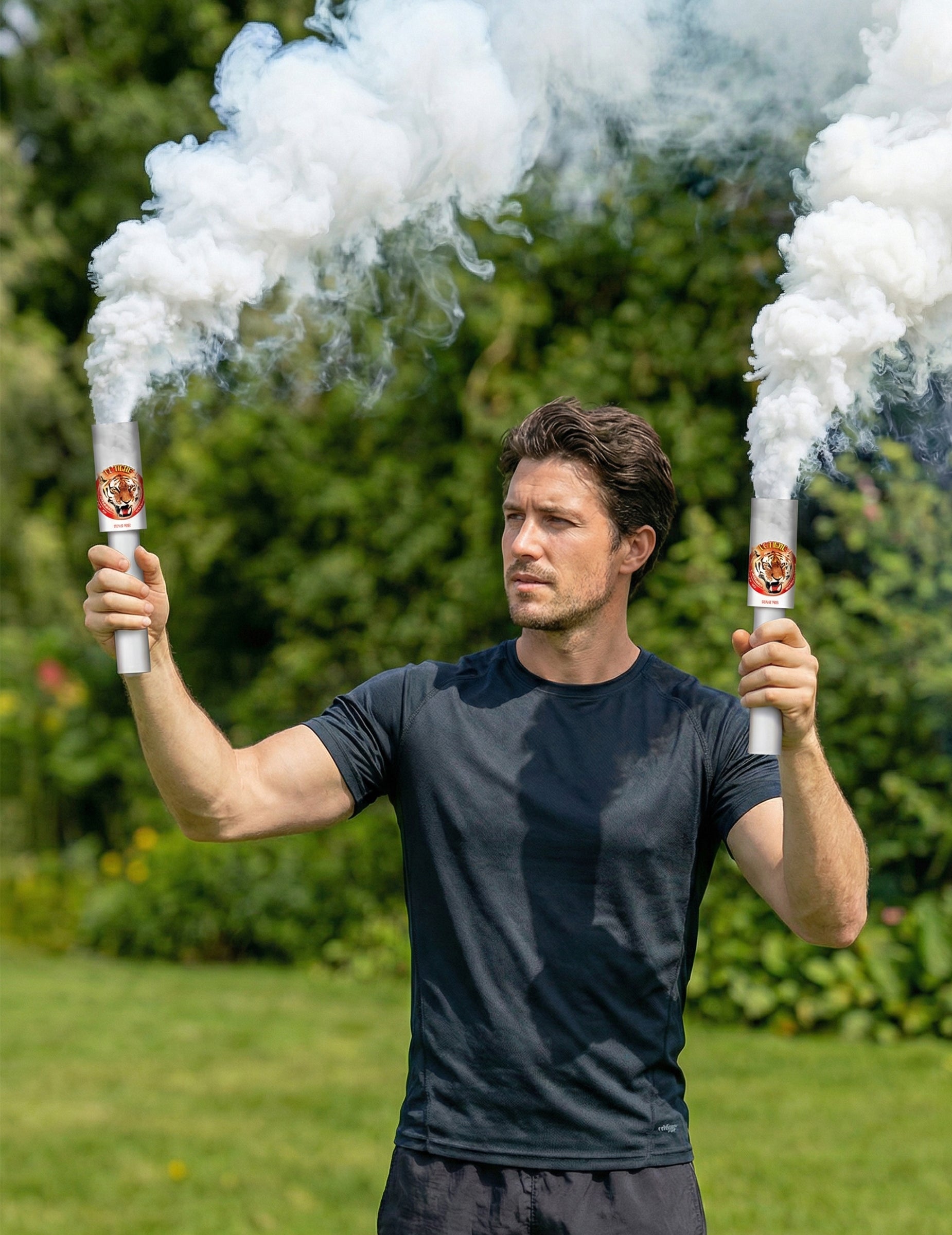 Fumigènes à main 45 secondes pour adulte blancs