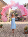 2 Fumigènes à main roses 45 secondes