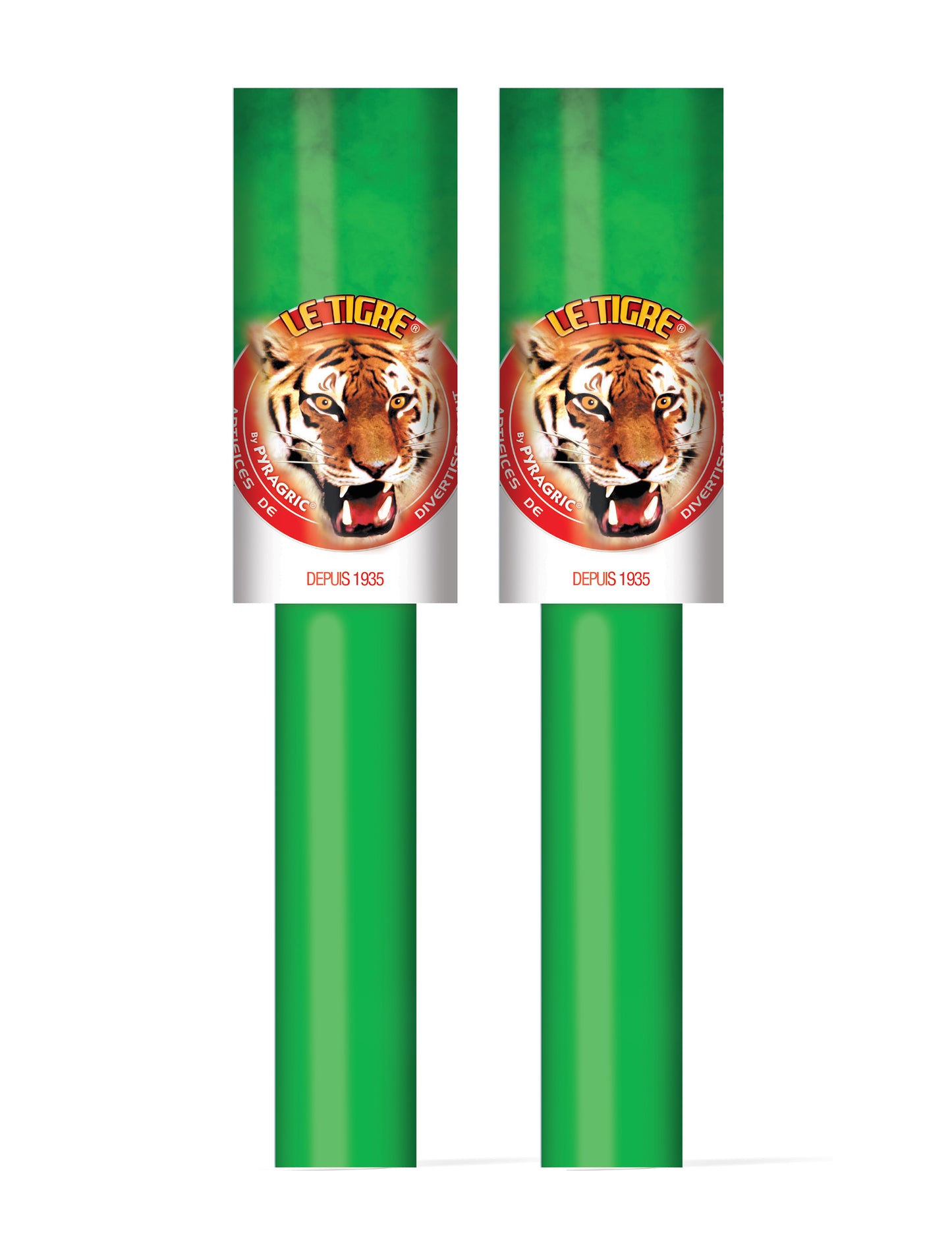 2 Fumigènes à main verts 45 secondes