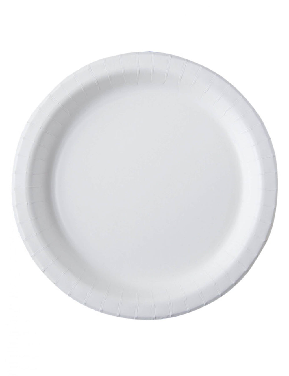 Assiettes en carton compostables pour fête blanc