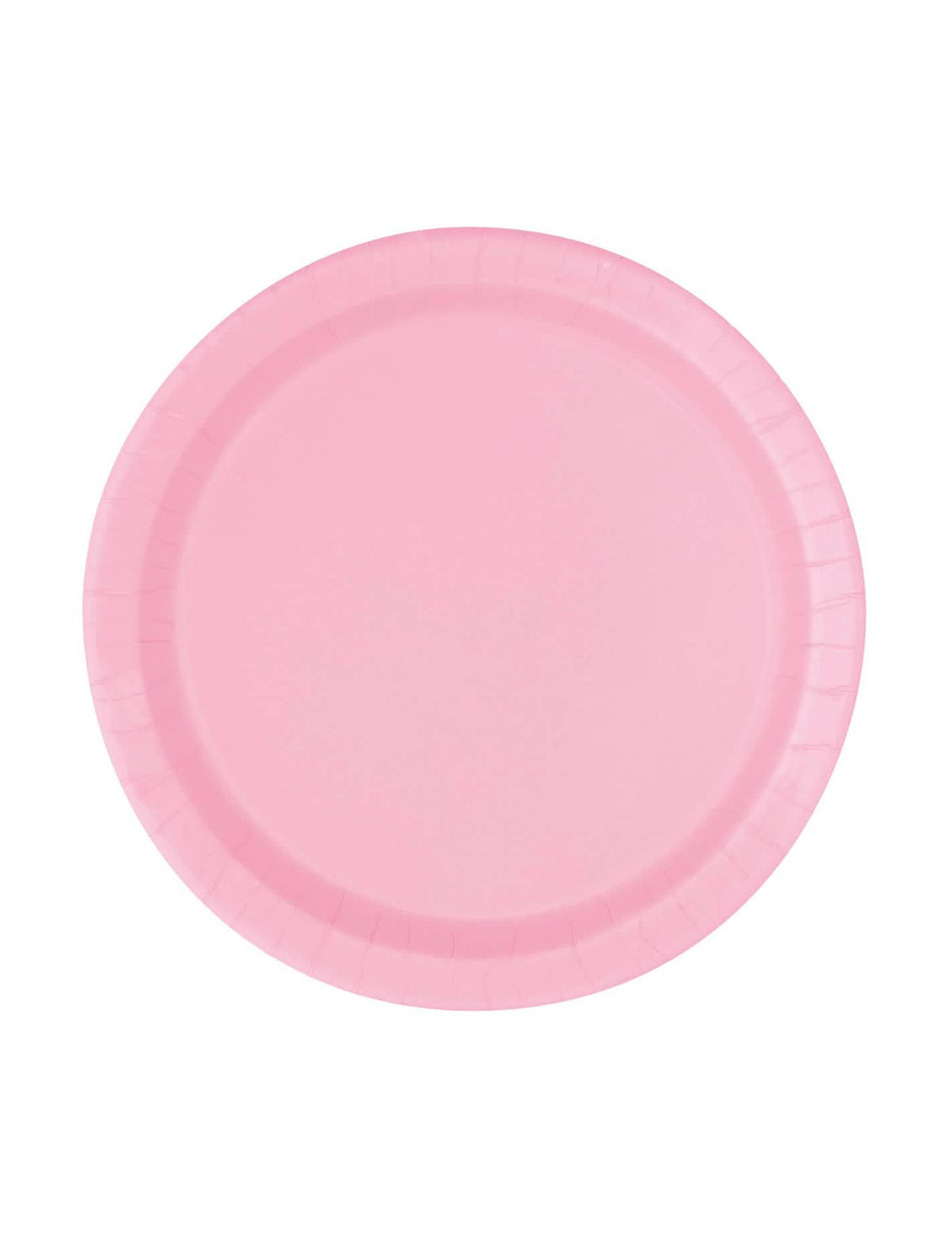 Petites assiettes en carton rose clair