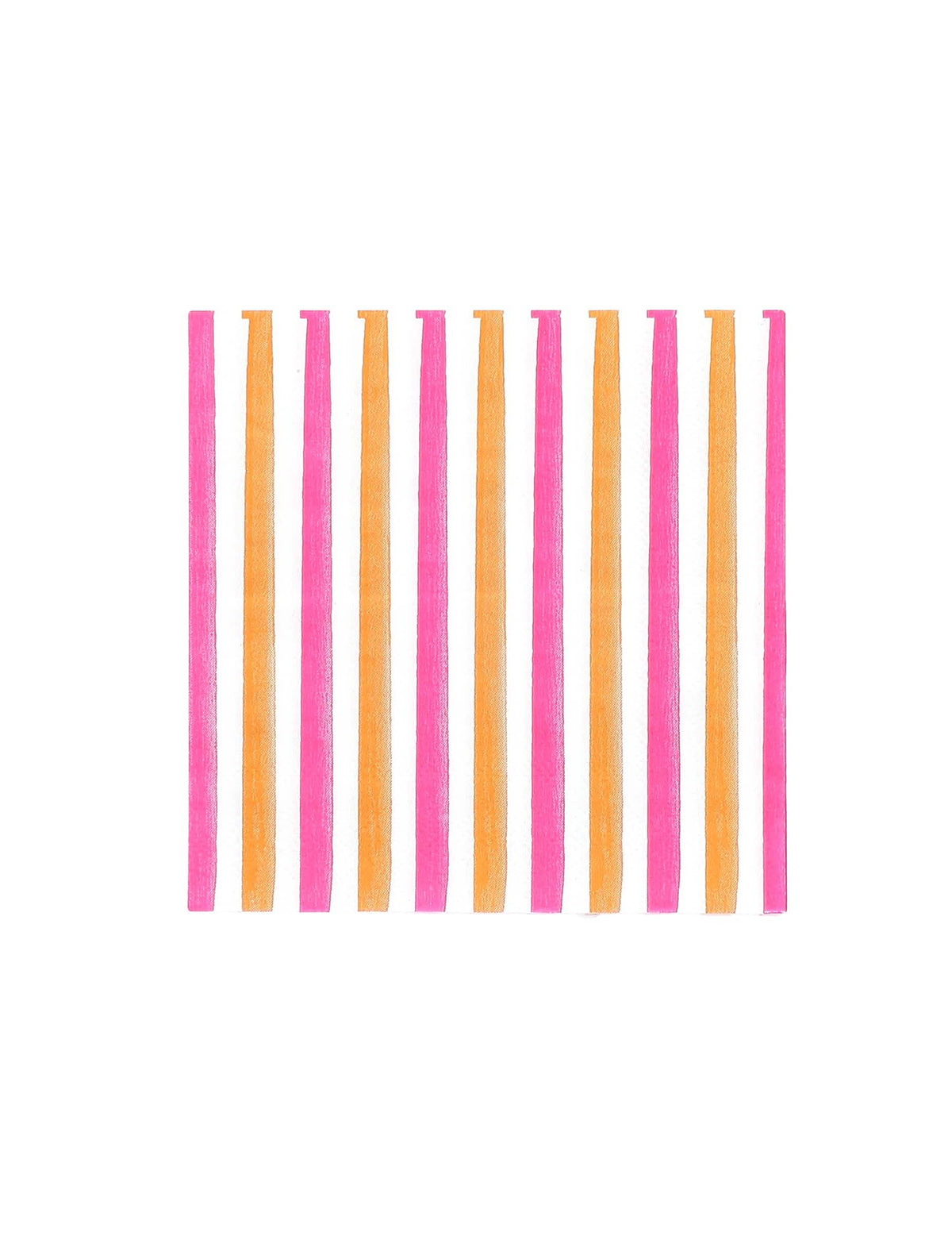 20 Petites serviettes à cocktail en papier Pink Limonade 24 x 24 cm