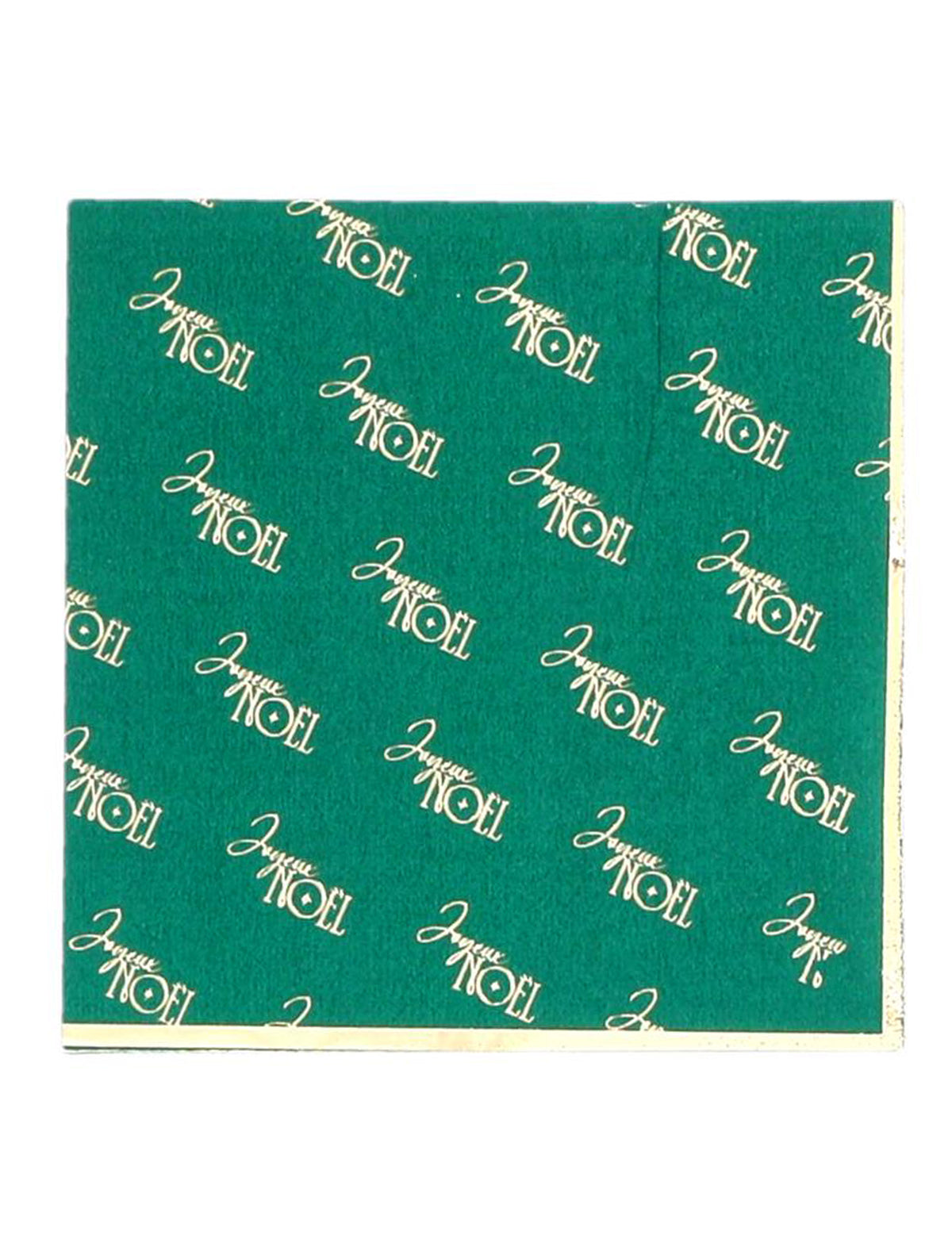 20 cocktailservetten tijdloos Vrolijk Kerstfeest groen en goud 24 x 24 cm