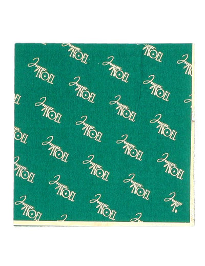 20 serviettes cocktail Joyeux Noël intemporel vert et or 24 x 24 cm