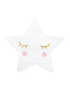 Serviettes en papier petite étoile blanche aux yeux dorés