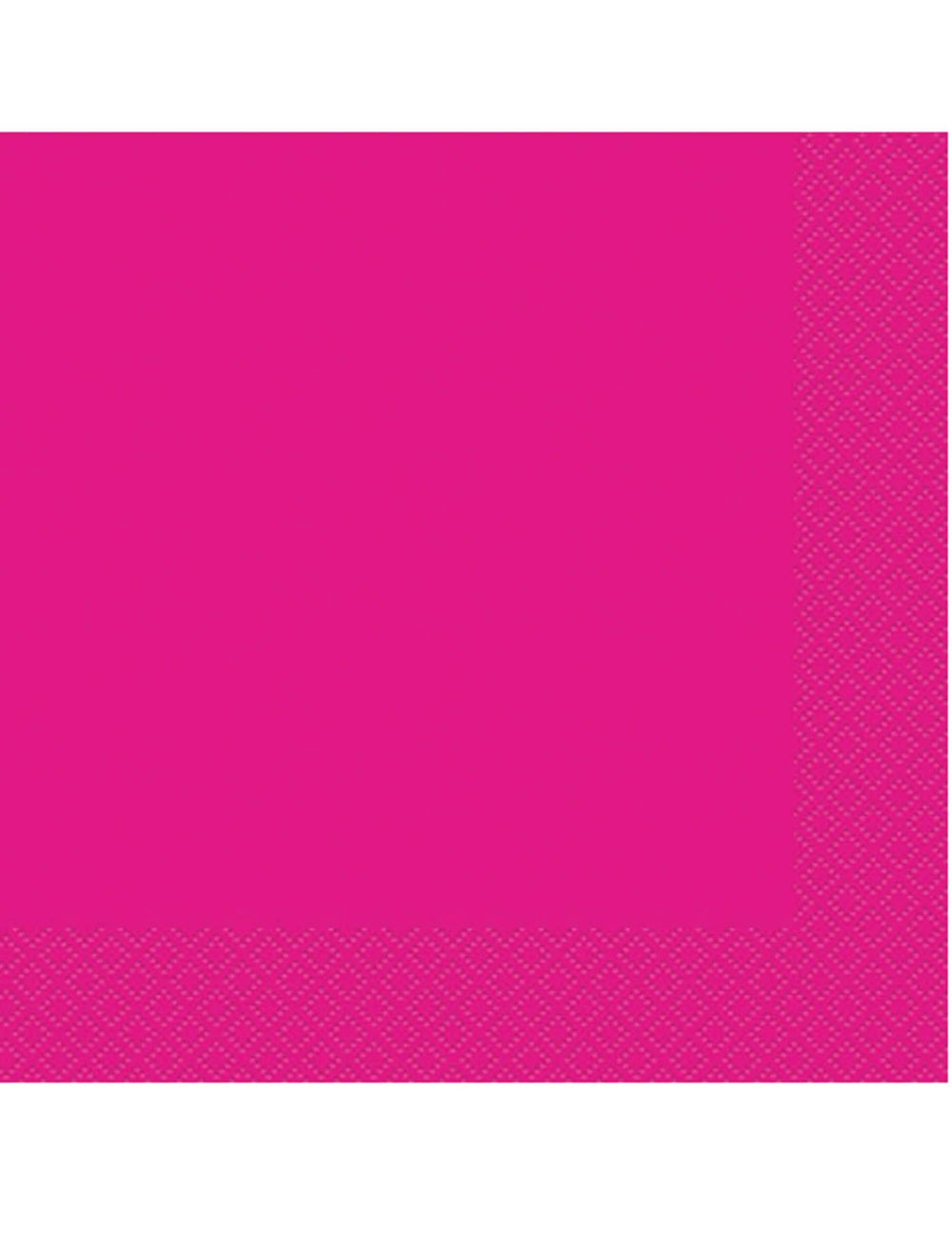 Serviettes en papier rose fuchsia