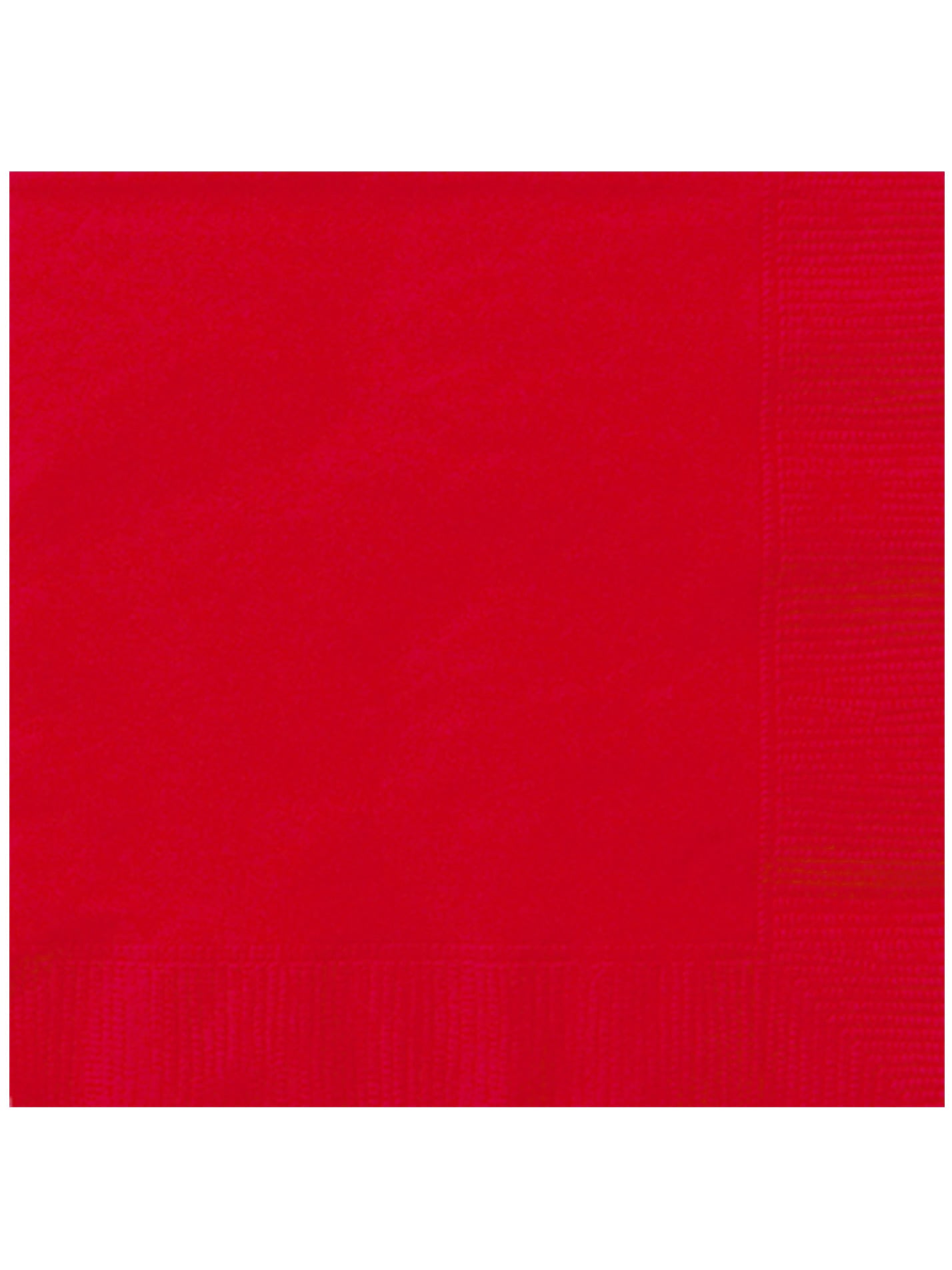 Serviettes en papier pour fête rouges jetables lot de 20