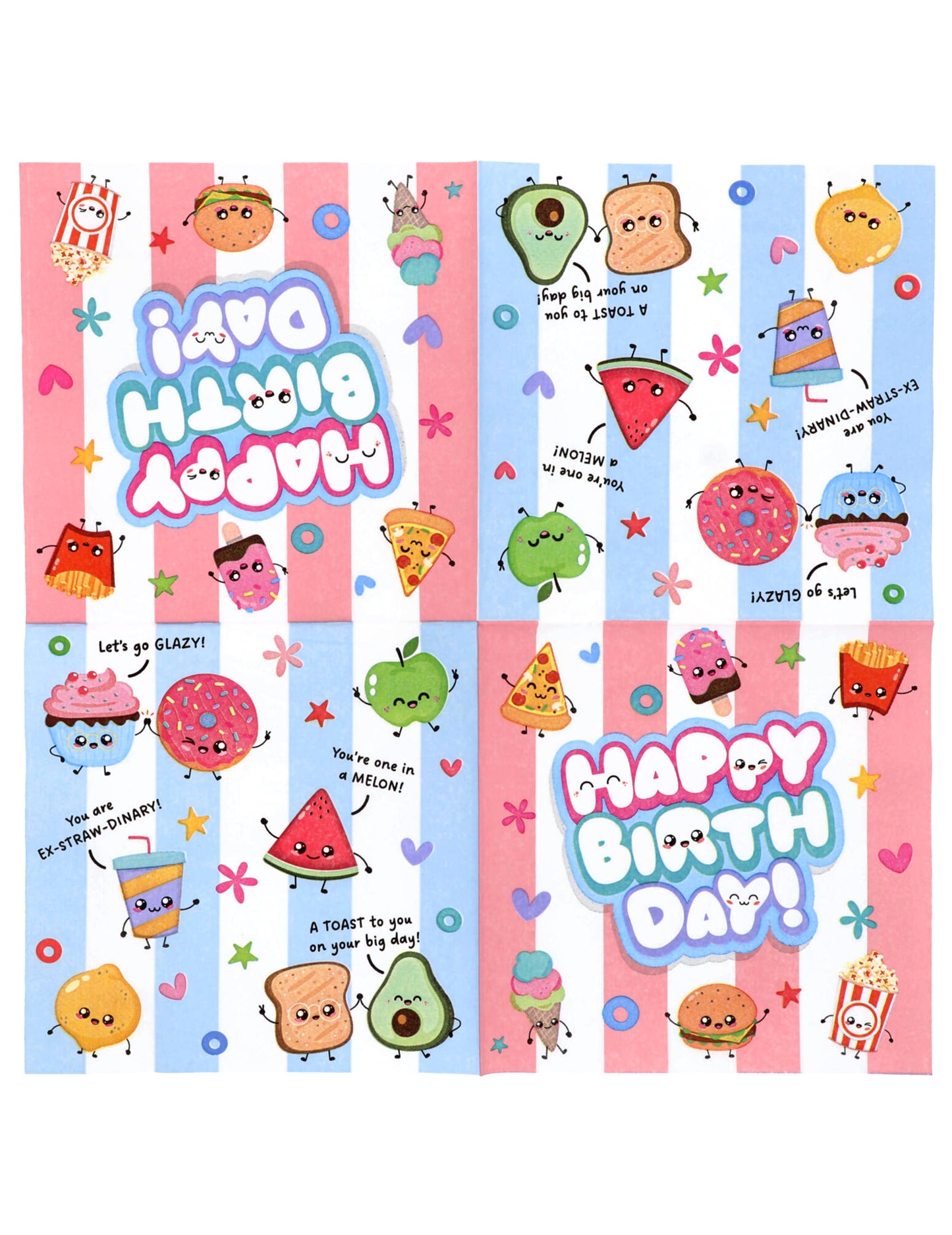 20 Serviettes Kawaï Party 33 x 33 cm