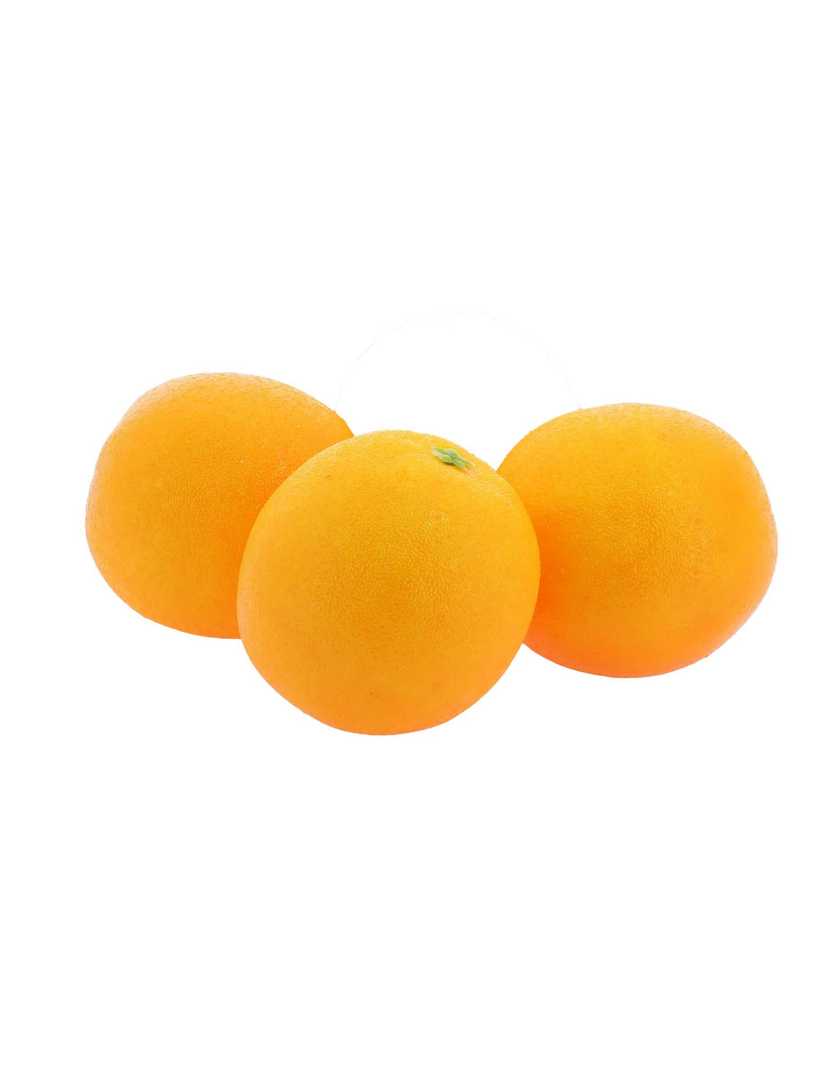 3 Oranges artificielles déco 8 cm