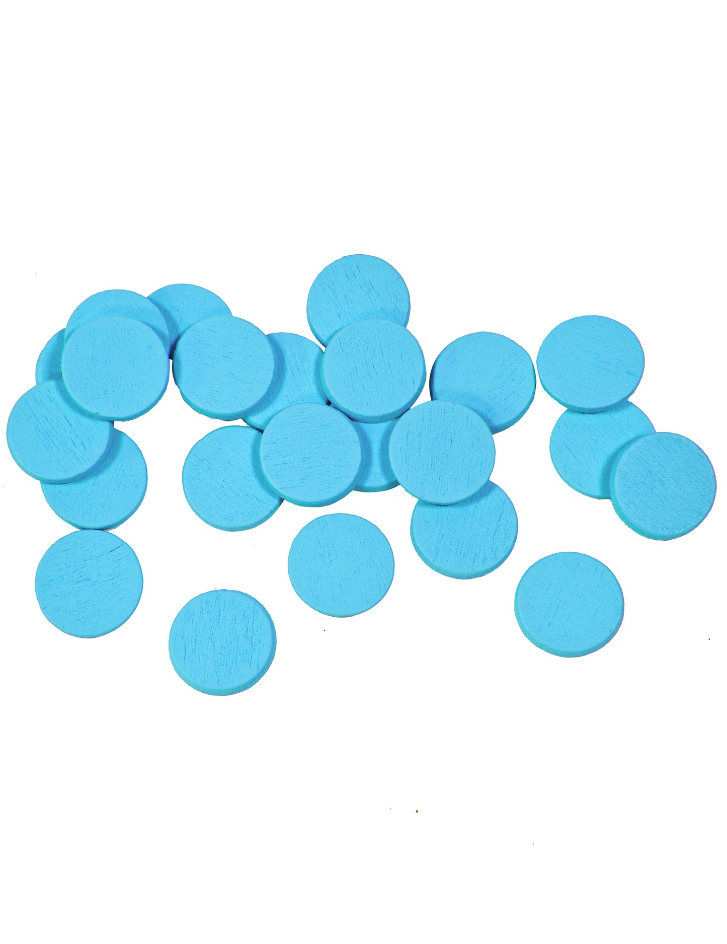 Confettis de table ronds pour décoration de fête turquoise métallisés