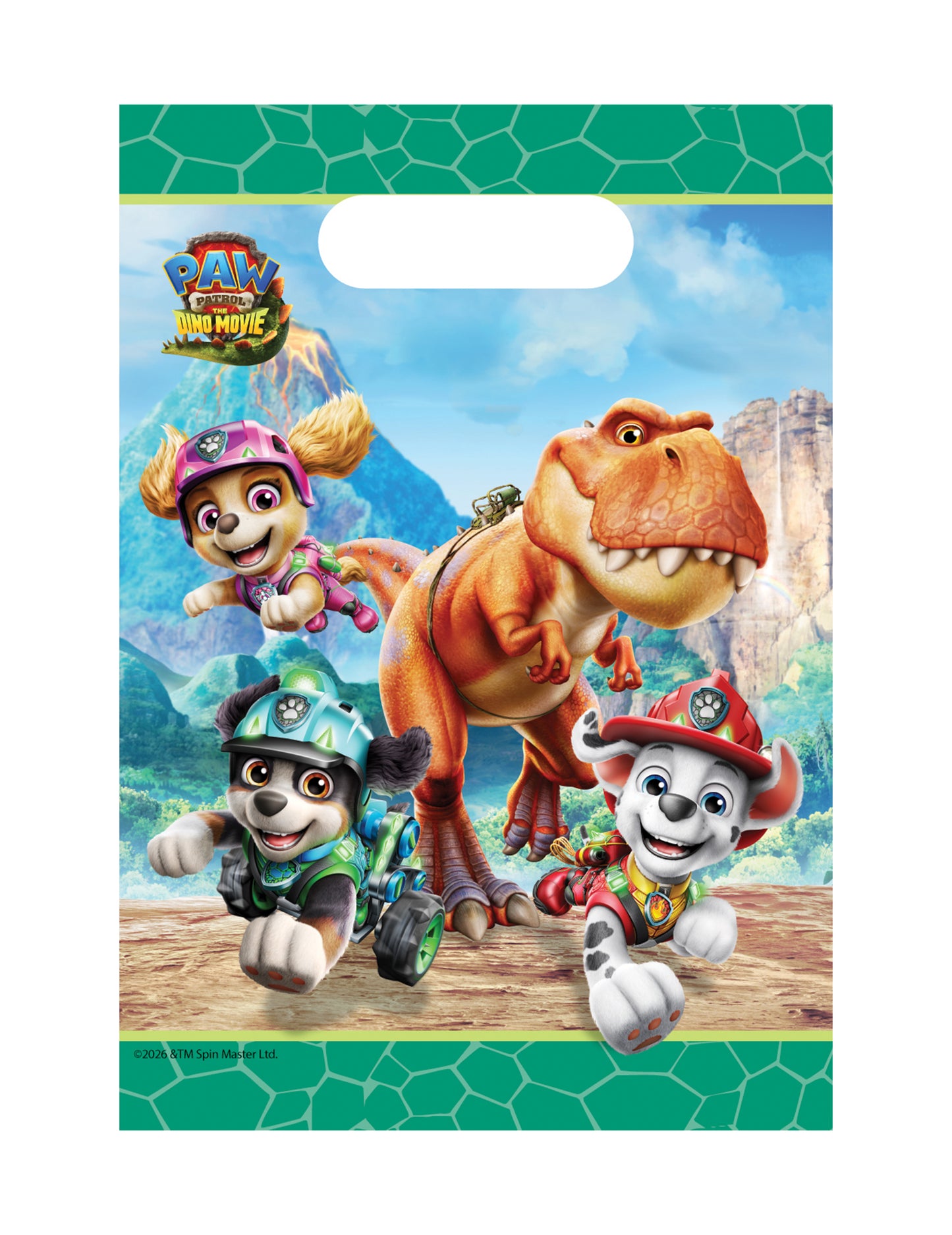 4 Cadeauzakjes papier Paw Patrol™ Dino movie