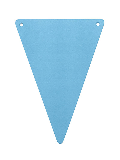Fanion diy turquoise en carton