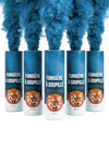 Lot 5 Fumigènes à goupille bleu 1 min